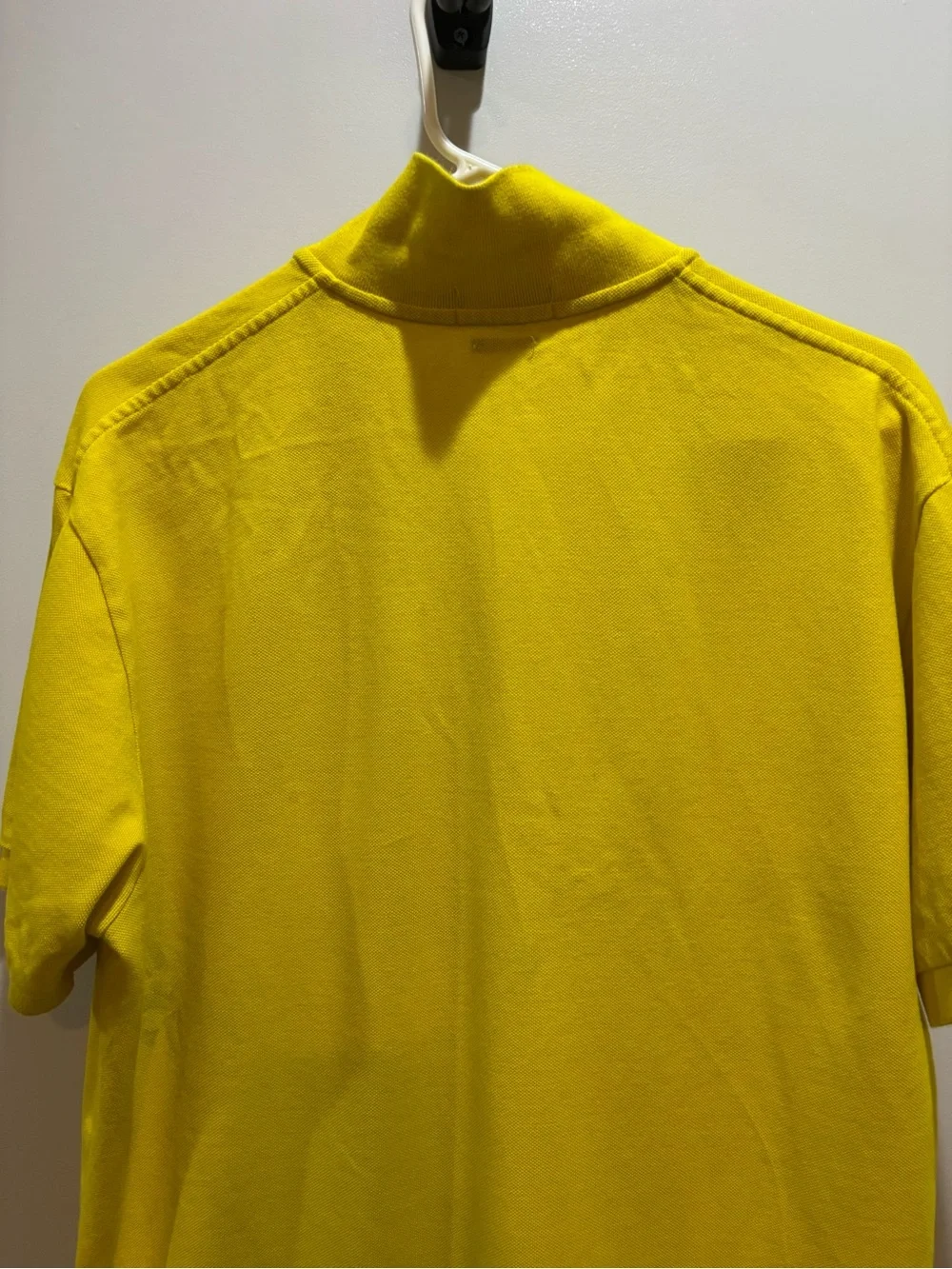 Polo by Ralph Lauren Men’s Bright Yellow Classic Polo with Navy Pony